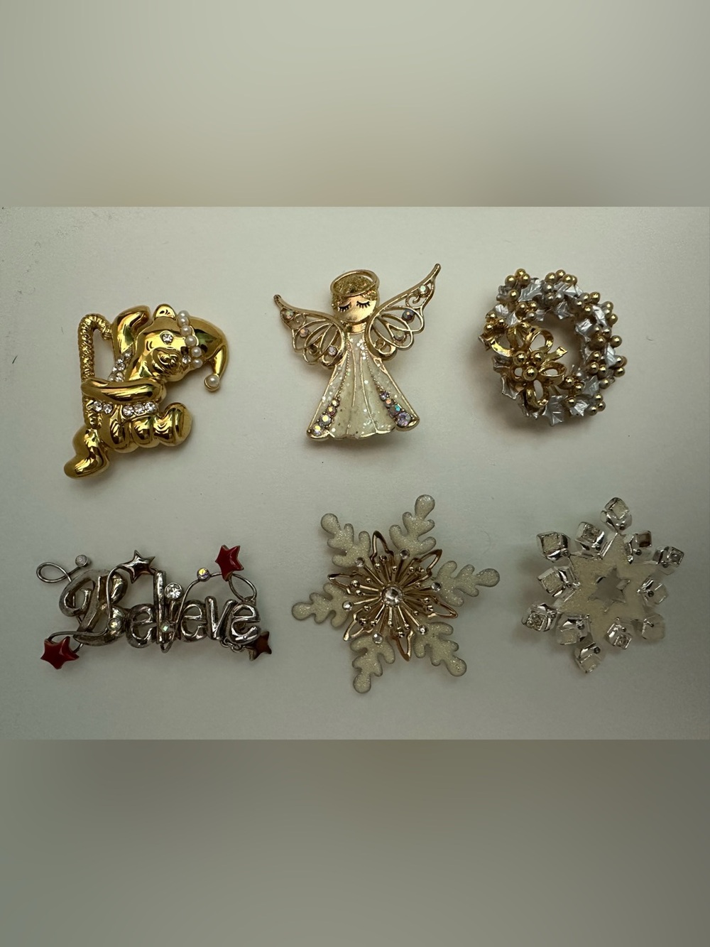 Holiday Brooches Bundle of 6 (Preowned, AS-IS)